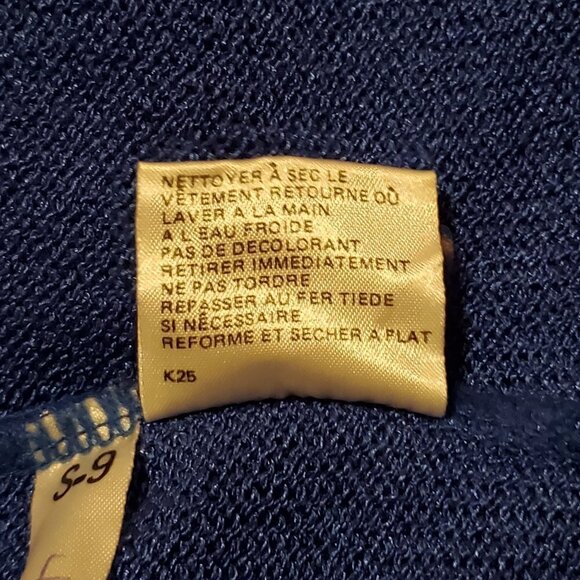 Liz Claiborne Small Cardigan Gold Braid Buttons - Picture 10 of 10